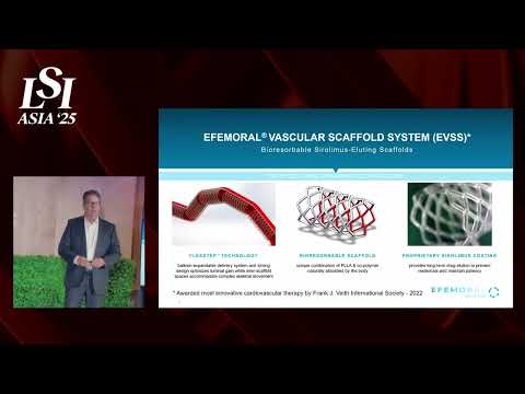 Christopher Haig, Efemoral Medical – Efemoral Vascular Scaffold System | LSI Asia '25