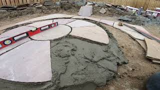 How to Lay a Sandstone Circle