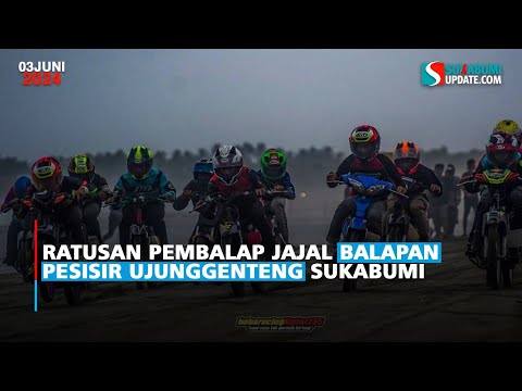 Ratusan Pembalap Jajal Balapan Pesisir Ujunggenteng Sukabumi