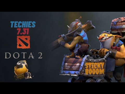 When a BOMB Stick to you #techies 7.31