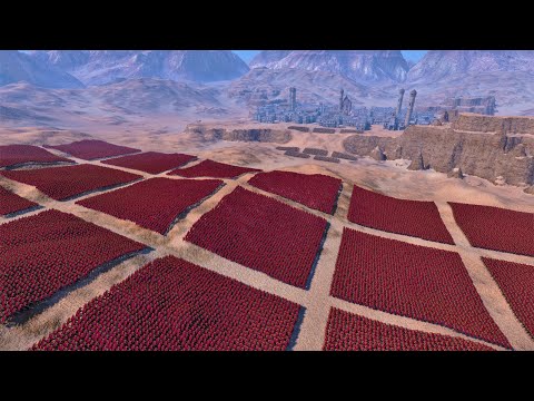 40.000 Spartans Invade Ancient City Of Golden Knights - Ultimate Epic Battle Simulator | UEBS