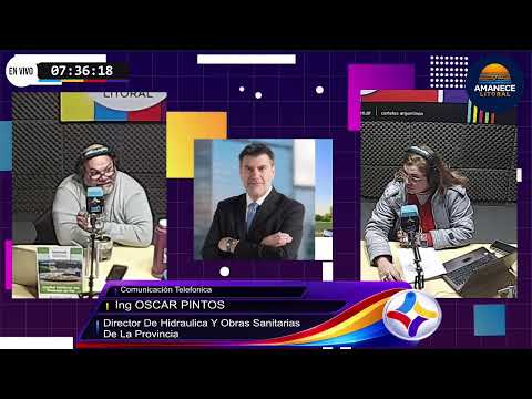OSCAR PINTOS (Director de Hidráulica y Obras Sanitarias de Entre Ríos)