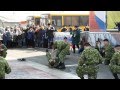 День защитника Отечества во Владивостоке. Показательное выступление морпехов из ...