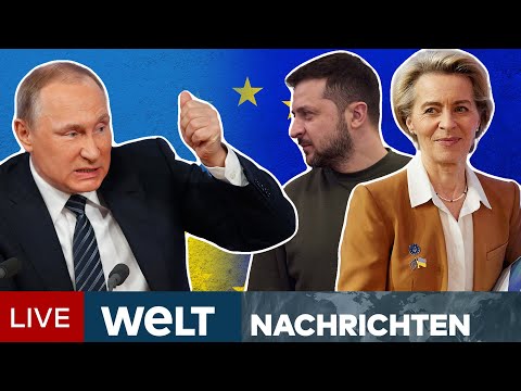 UKRAINE-KRIEG: Putin droht Deutschland - Deutliches Signal der EU-Spitze in Kiew  | WELT Newsstream