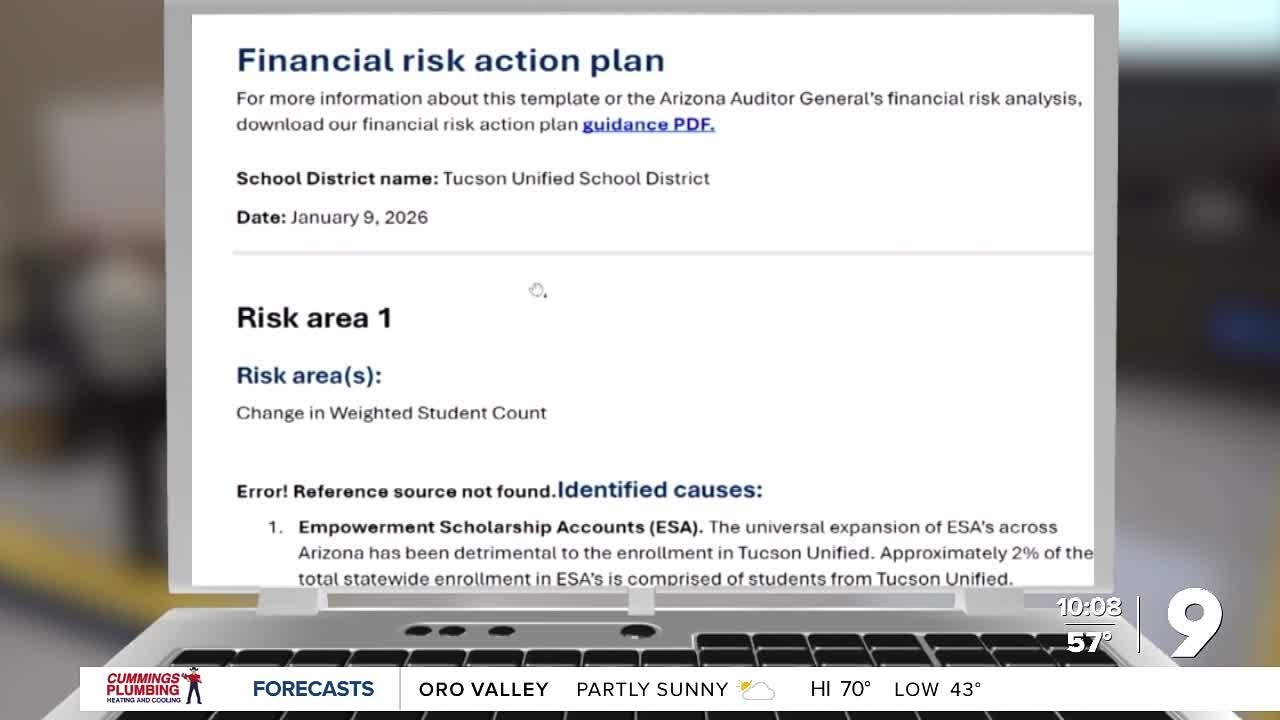 TUSD faces 'highest financial risk' after state audit