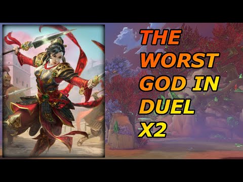 THE WORST GOD IN THE GAME AND ITS A DOUBLE FEATURE - Masters Ranked 1v1 Duel - SMITE