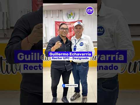 Guillermo Echevarría, rector designado de la UPC, habla sobre de la sede en La Jagua de Ibirico