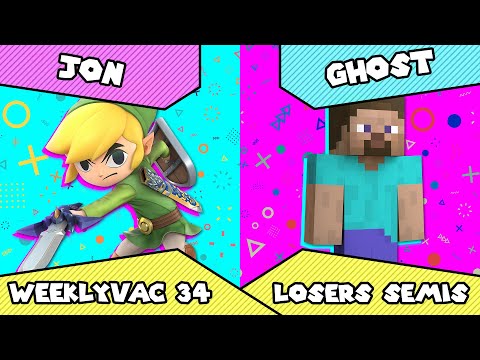 WeeklyVAC 34 - SSBU - GoogleMaps (Toon Link) vs  Ghost (Steve, Mii Brawler)