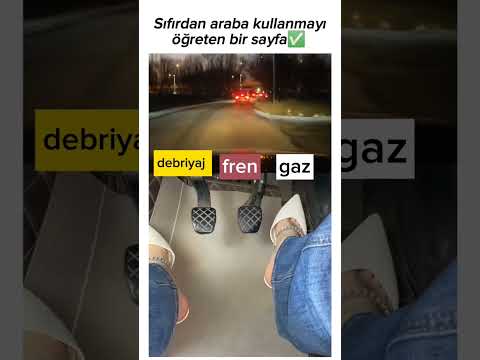 gaz fren debriyaj ın doğru  kullanımı #kanaleğitim  #arabakullanımı,#araba