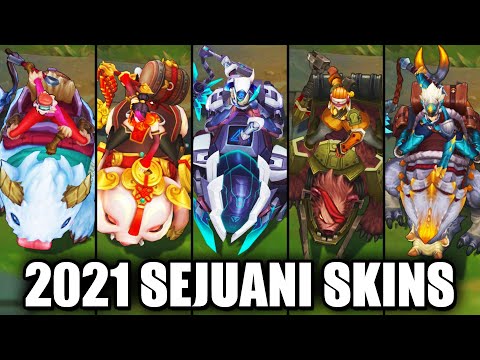 All Sejuani Skins Spotlight 2021 (League of Legends)