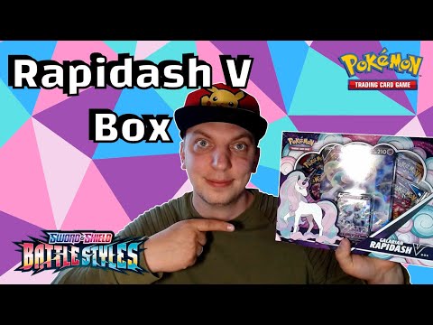 galarian Rapidash V box | Pokemon TCG Unboxing | can this horse be tamed?