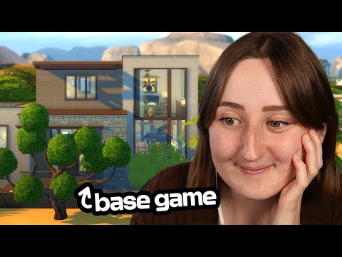 building a *luxury house* with ONLY the base game
