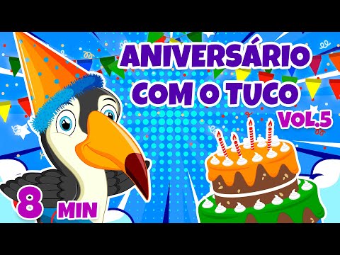 Aniversário com o Tuco Vol. 5 - Giramille 8 min | Desenho Animado Musical