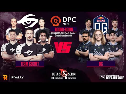 Team Secret vs OG - DPC WEU 2021/22 Tour 3: Division I - Round-Robin - Game Highlights - B03