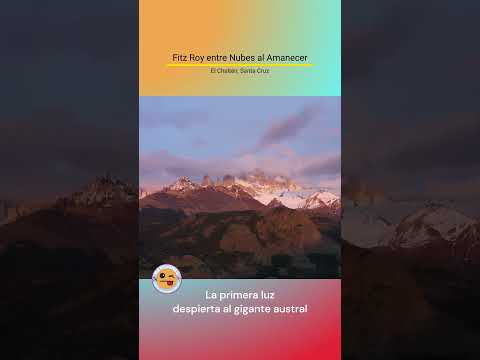 Fitz Roy entre Nubes al Amanecer – El Chaltén, Santa Cruz – Vista Aérea en 4K | @MencionesAéreas
