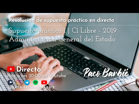 64.- Supuesto Práctico 1 - C1 Libre 2019 | AGE (PDF📑⬇️)