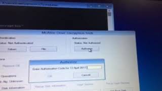 McAfee Disk Decryption from WINPE Bootable