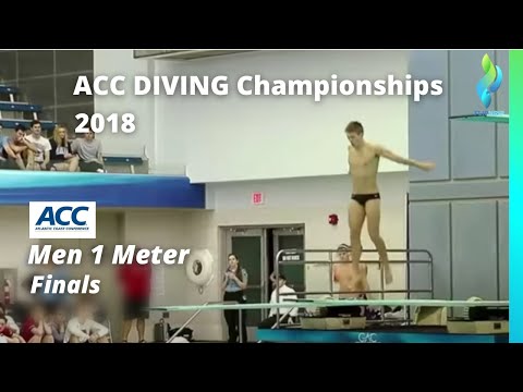2018 ACC Men 1 Meter Diving Championships - Atlantic Coast Championships
