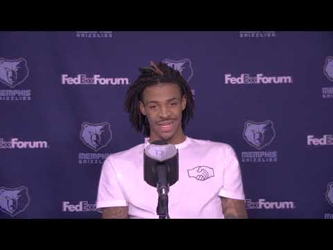 MEMvSAC: Ja Morant Postgame Locker Room Interview | May 13, 2021
