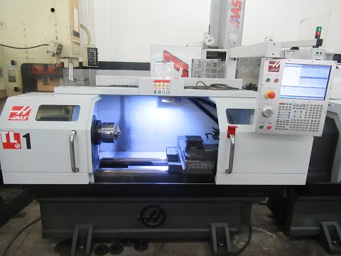 Haas TL-1 CNC Toolroom Lathe with 8" 3-Jaw Chuck, 4 Station Turret, Tailstock, Coolant System