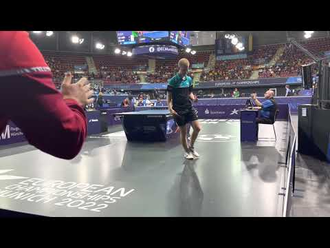 Martin Buch Andersen gegen Dimitrij Ovtcharov | Europameisterschaft 2022 | Highlights