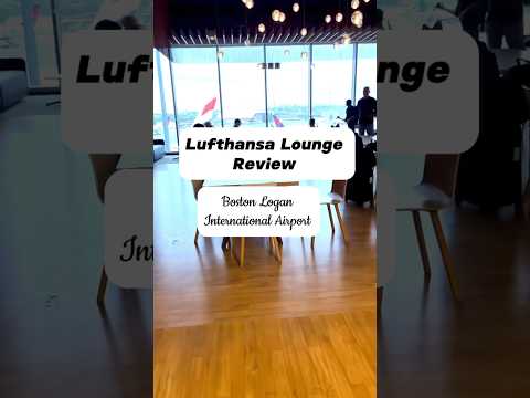 Lufthansa Lounge:Aeroporto Internacional Boston Logan #travel
