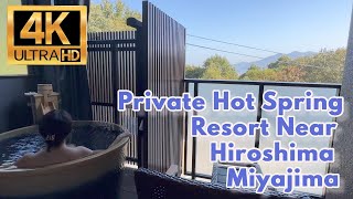 [4K] Private Hot Spring Hotel | Hiroshima Miyajima Japan | LiVEMAX RESORT Miyaha