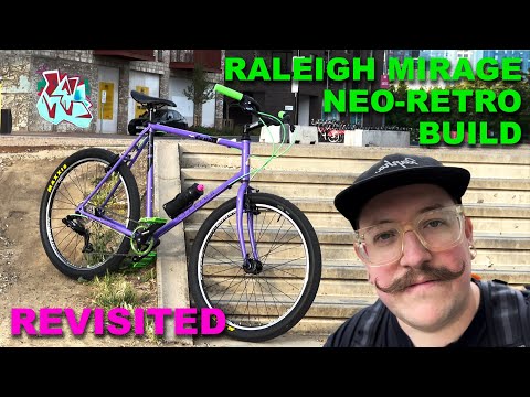 Raleigh Mirage Neo-Retro build - Commuter bike vintage MTB REVISITED