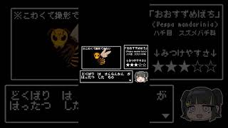 某生物観察の鬼の真似してたら・・・　#shorts   #昆虫  #スズメバチ #雑学