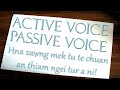Active Voice Passive Voice
