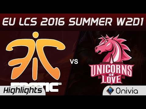 FNC vs UOL Highlights Game 2 EU LCS Spring 2017 W7D2 Fnatic vs Unicorns of Love