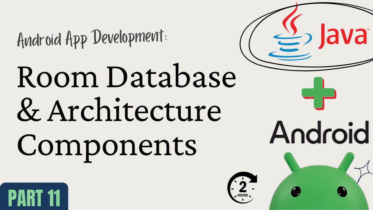 Android App Development with Java – Part 11: Room Database & Architecture Components