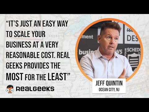 Real Geeks Reviews: Jeff Quintin of KW Quintin Group of Ocean City, New Jersey.