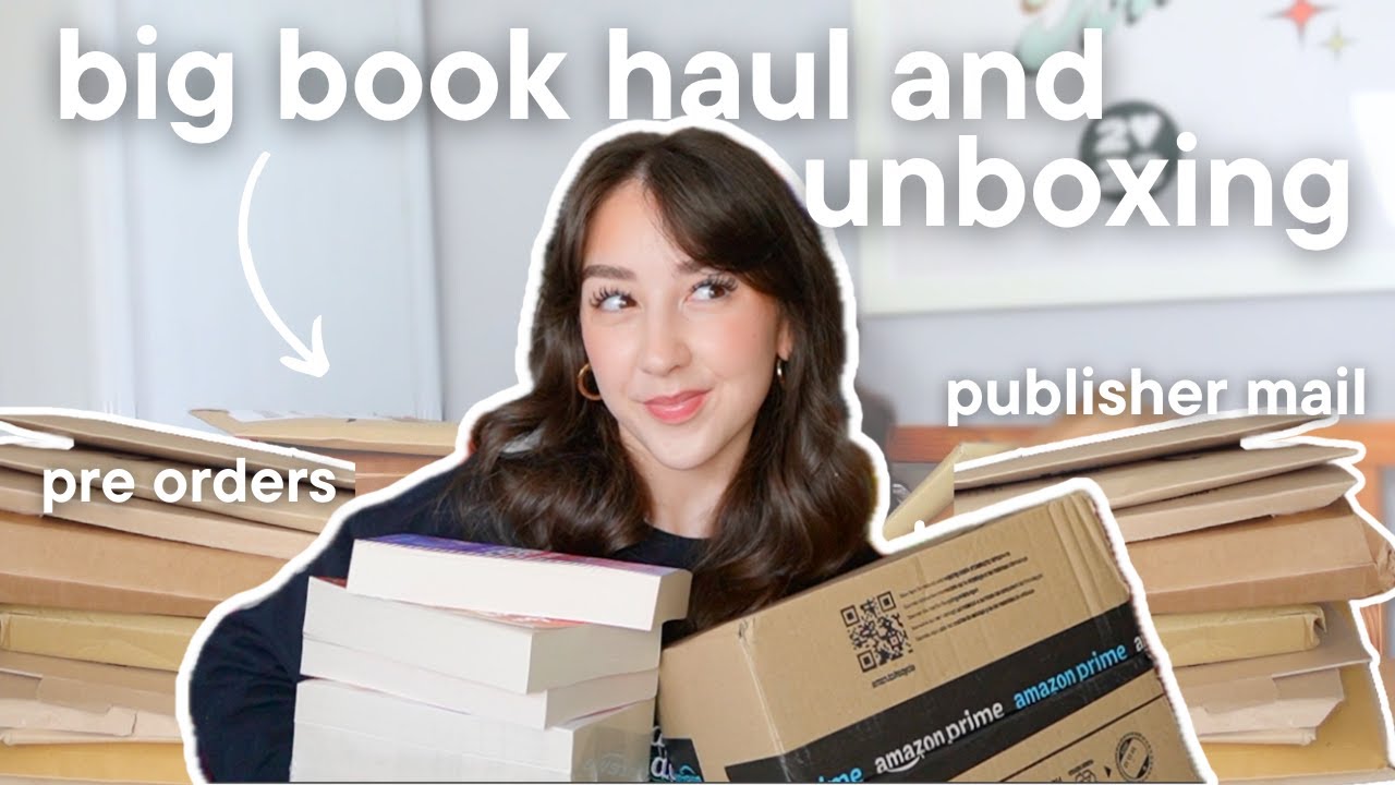 big book haul and unboxing!!📦📖 publisher mail, pre orders, new releases