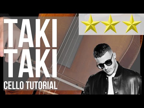 How to play Taki Taki by DJ Snake ft Selena Gomez Cardi B and Ozuna on Cello (Tutorial)