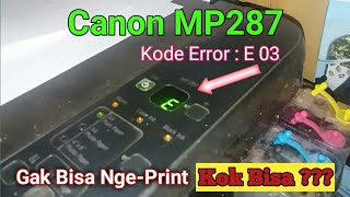 Solusi Printer Canon Error 03 (E03)