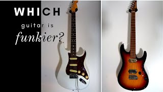 Video thumbnail for Which Guitar Is Funkier? Ibanez AZ2202A or Fender American Ultra Strat? BTS Dynamite Guitar Cover by LEWIE ALLEN