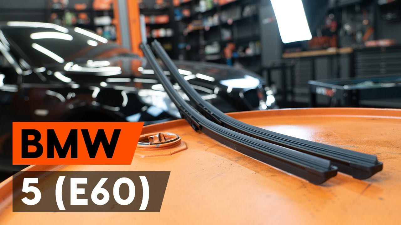 Byta torkarblad fram på BMW E60 – utbytesguide