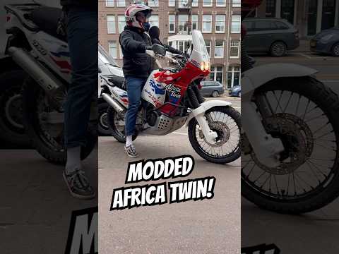 One of the best bikes ever. The Honda XRV750 Africa Twin 🔥😍 #honda #xrv750 #africatwin