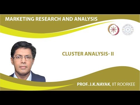 Lecture 31 Cluster Analysis II