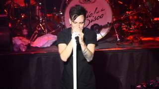 "Nicotine" Panic! At The Disco@Rams Head Live Baltimore 12/9/13 Too Weird Tour