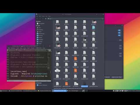 ArcoLinux : 1355 ArcoLinux Tweak Tool  - pacman  repositories 1/2