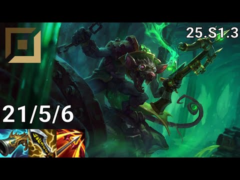 Twitch ADC vs Xayah - EUW Master | Patch 25.S1.3