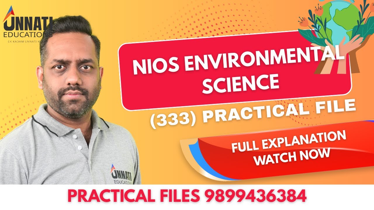 NIOS EVS 333 Solved Practical File | Full PDF Solution & Format Explained ! #nios #niosclass12