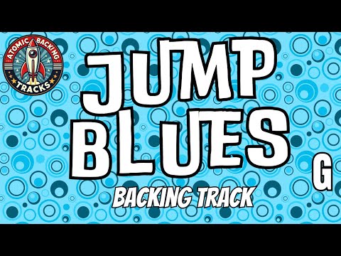 Jump Blues Guitar Backing Track in G (165 BPM)
