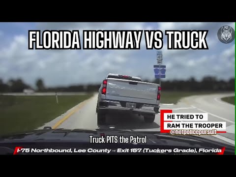 Silver Pickup Flees at High Speed on I-75 as Troopers Give Chase