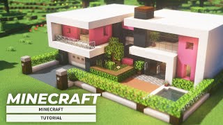 Minecraft: Ultimate Modern House Tutorial | 究極のモダンハウスの作り方(現代建築)