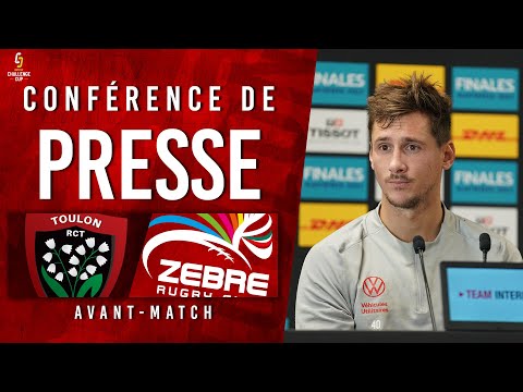 Conférence de presse d'avant-match J1 ERCC Toulon-Zebre Rugby
