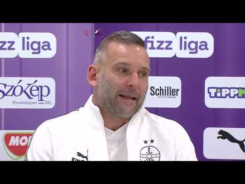 Sajtótájékoztató – Újpest FC–Paksi FC – Fizz Liga, 25. forduló