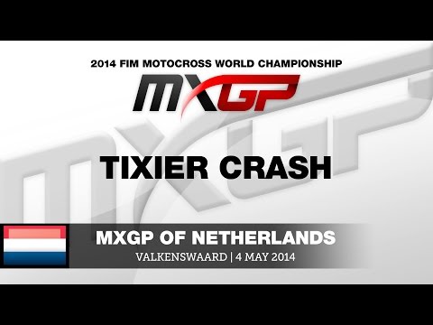 MXGP of the Netherlands 2014 Jordi Tixier Crash - Motocross